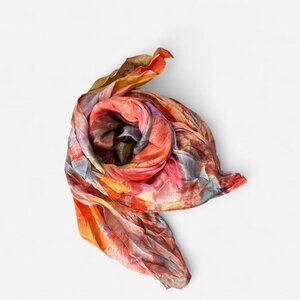 Multicolor‎ Abstract Pattern Rectangle Scarf Lightweight Women's Accessory